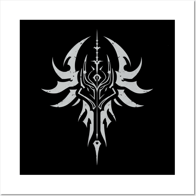 Dark Eldar Icon Wall Art by TaevasDesign